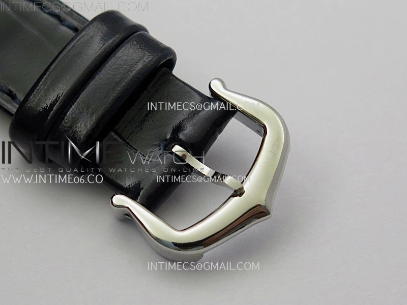 Tank Francaise Ladies 21.2mm SS 8848F 1:1 Best Edition Silver Dial on Black Leather Strap Ronda Quartz V2